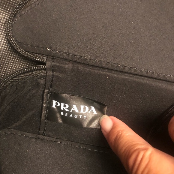 PRADA Pink & Black Shoulder/Crossbody Bag “Auth” Restyled Beauty Case *RARE* - Picture 8 of 9